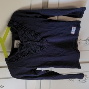 H&M navy long-sleeved Tshirt 4-6yrs